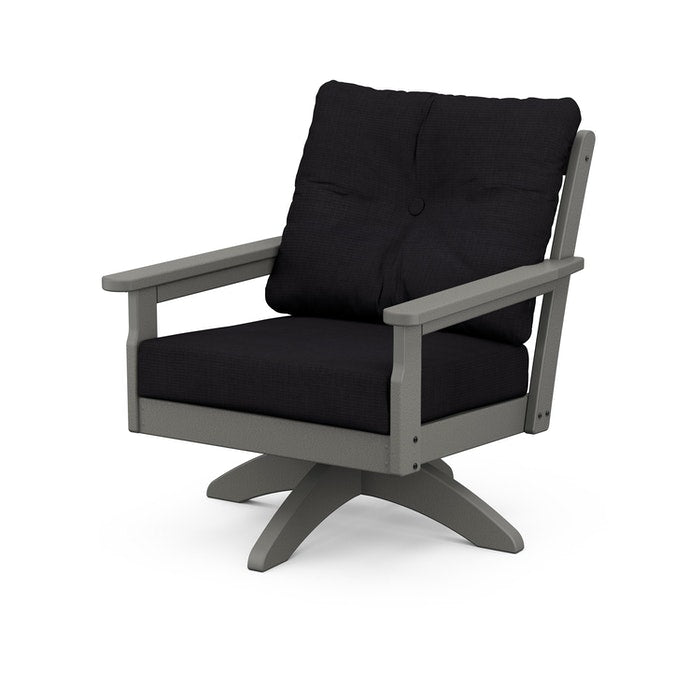 POLYWOOD Vineyard Deep Seating Swivel Chair