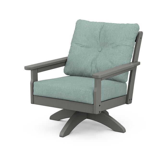 POLYWOOD Vineyard Deep Seating Swivel Chair