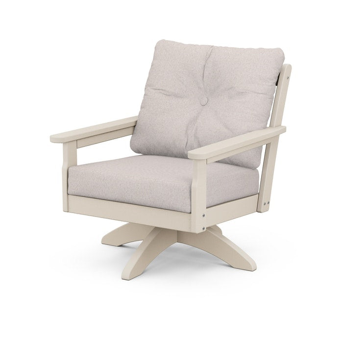 POLYWOOD Vineyard Deep Seating Swivel Chair