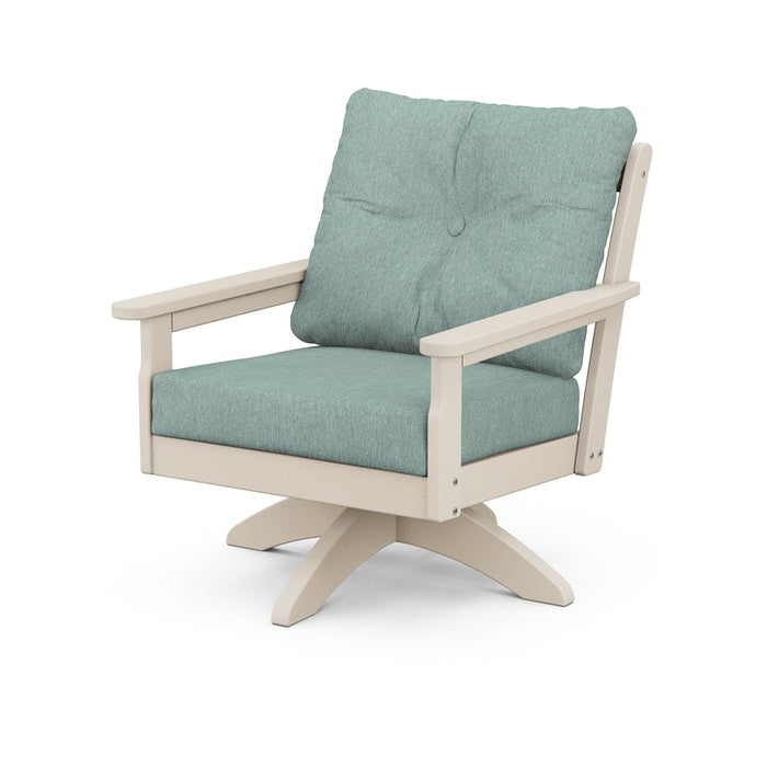 POLYWOOD Vineyard Deep Seating Swivel Chair