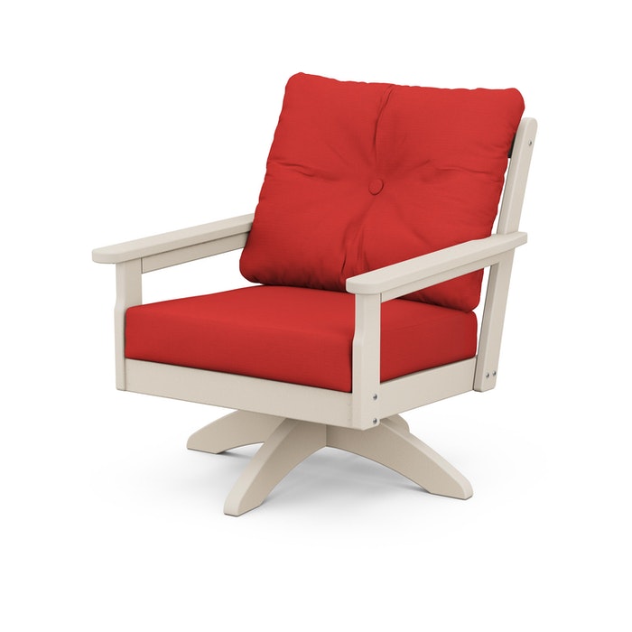 POLYWOOD Vineyard Deep Seating Swivel Chair