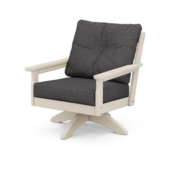 POLYWOOD Vineyard Deep Seating Swivel Chair