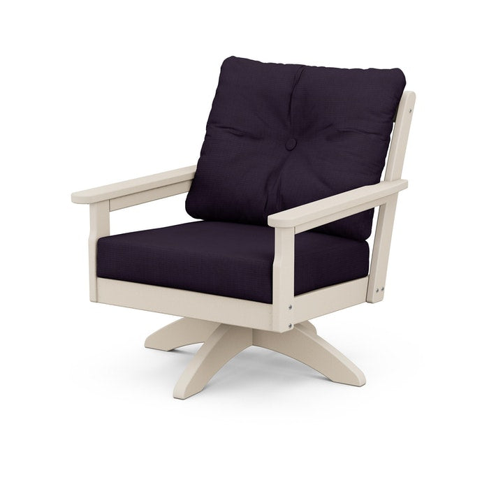 POLYWOOD Vineyard Deep Seating Swivel Chair