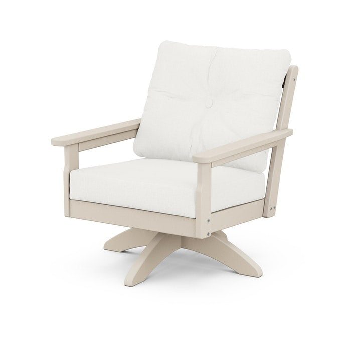 POLYWOOD Vineyard Deep Seating Swivel Chair