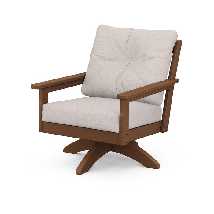 POLYWOOD Vineyard Deep Seating Swivel Chair