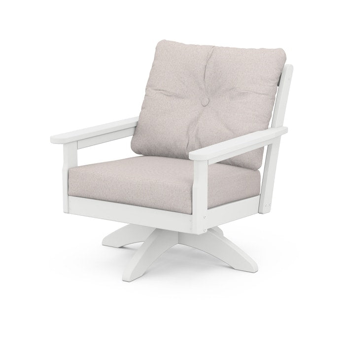 POLYWOOD Vineyard Deep Seating Swivel Chair