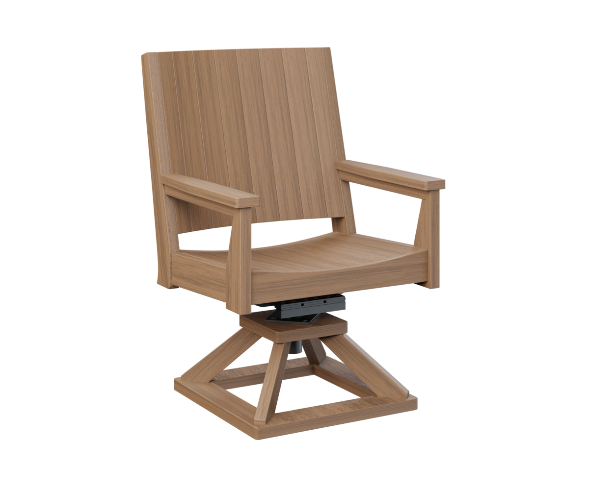 Berlin Gardens Mayhew Chat Swivel Rocker Dining Chair