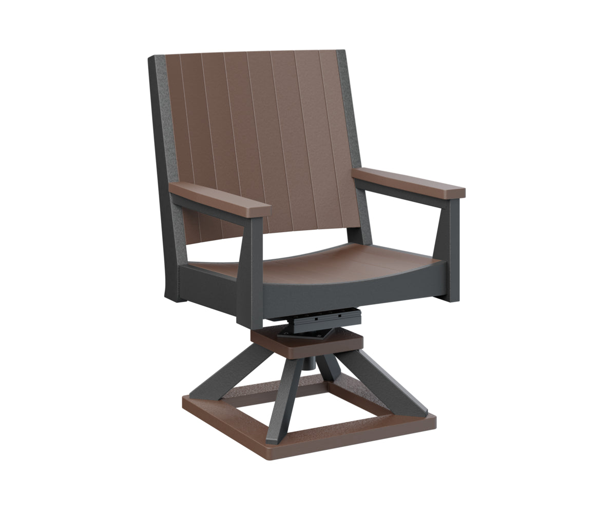 Berlin Gardens Mayhew Chat Swivel Rocker Dining Chair