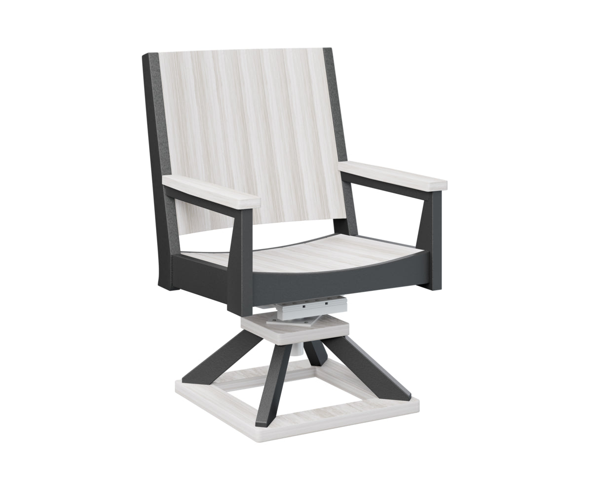 Berlin Gardens Mayhew Chat Swivel Rocker Dining Chair