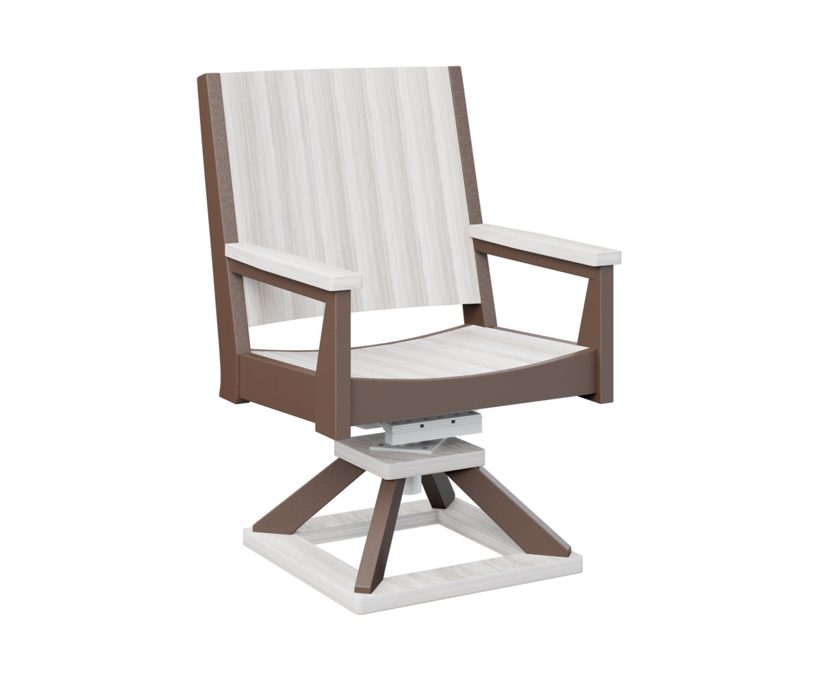 Berlin Gardens Mayhew Chat Swivel Rocker Dining Chair