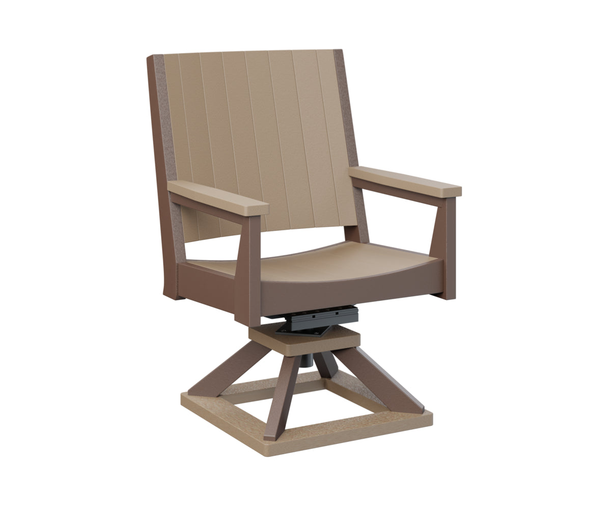 Berlin Gardens Mayhew Chat Swivel Rocker Dining Chair