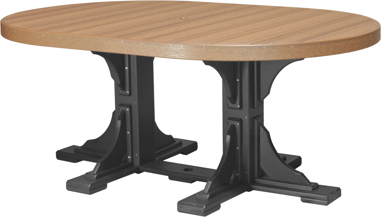 LuxCraft 4' x 6' Oval Table Set #1