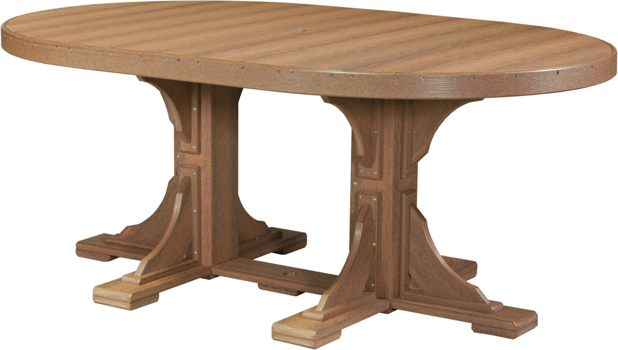 LuxCraft 4' x 6' Oval Table Set #1