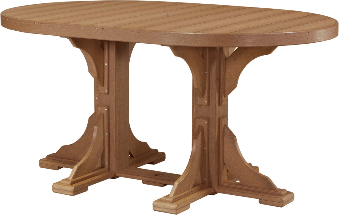 LuxCraft 4' x 6' Oval Table Set #1