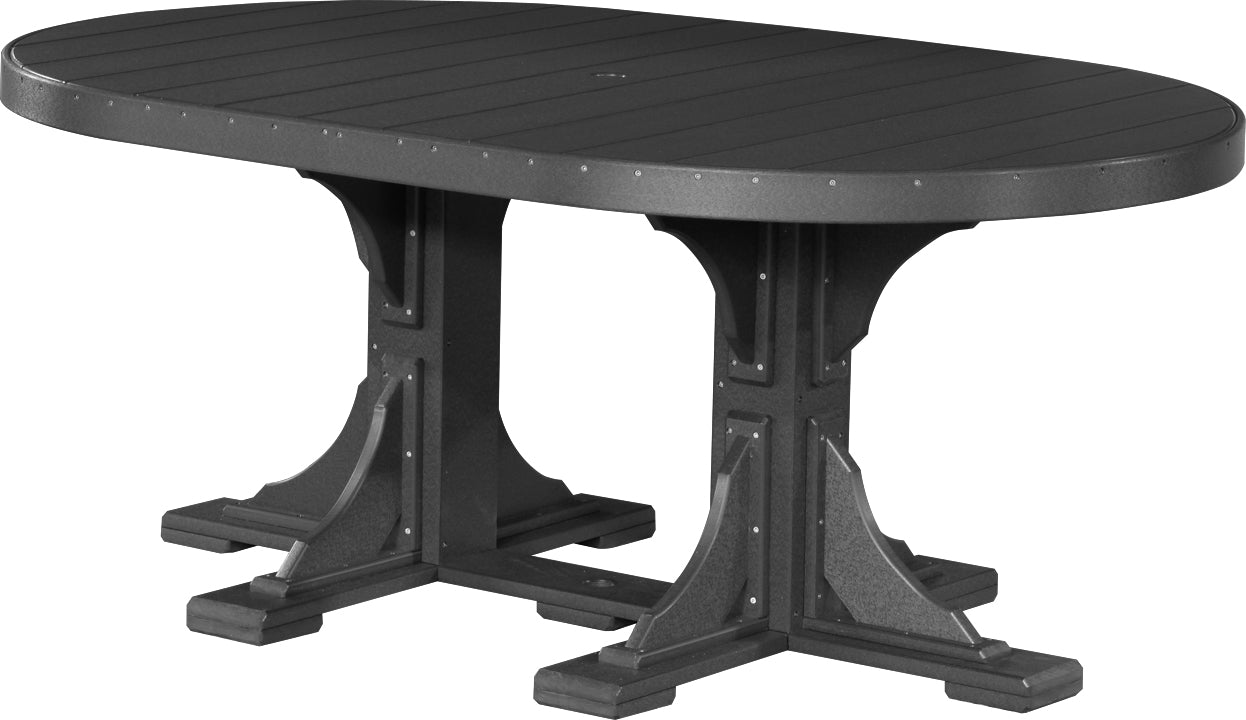 LuxCraft 4' x 6' Oval Table Set #3