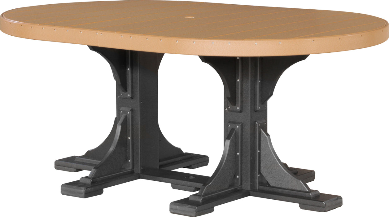 LuxCraft 4' x 6' Oval Table Set #1