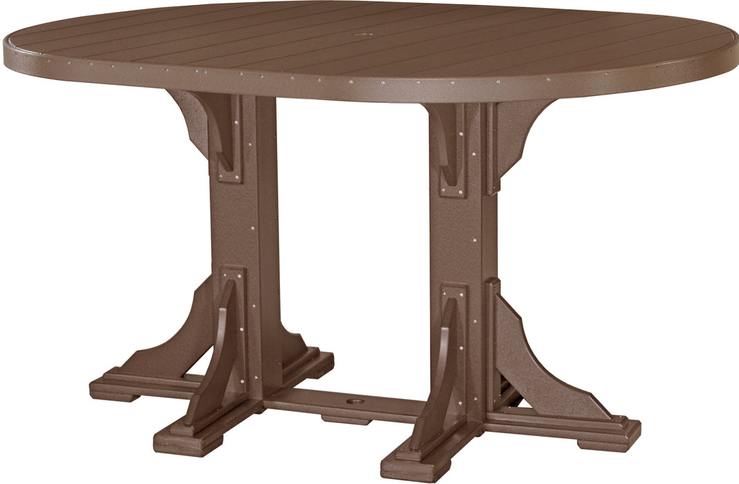 LuxCraft 4' x 6' Oval Table Set #1