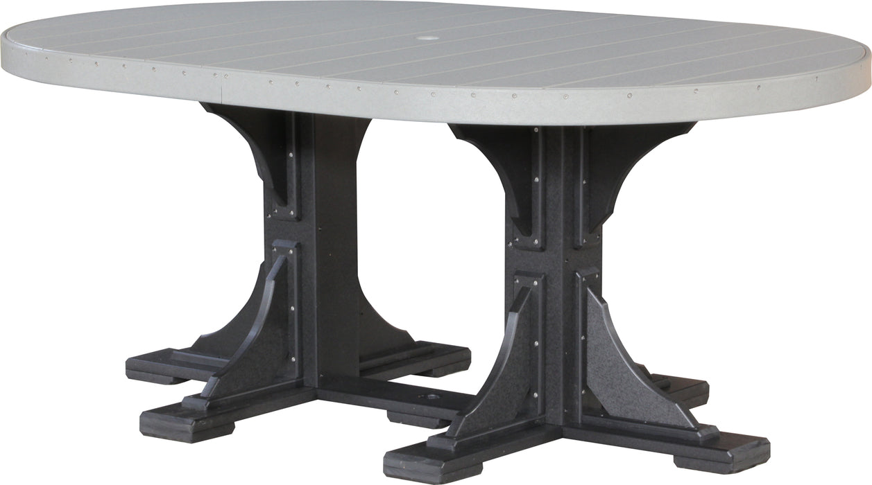 LuxCraft 4' x 6' Oval Table Set #1