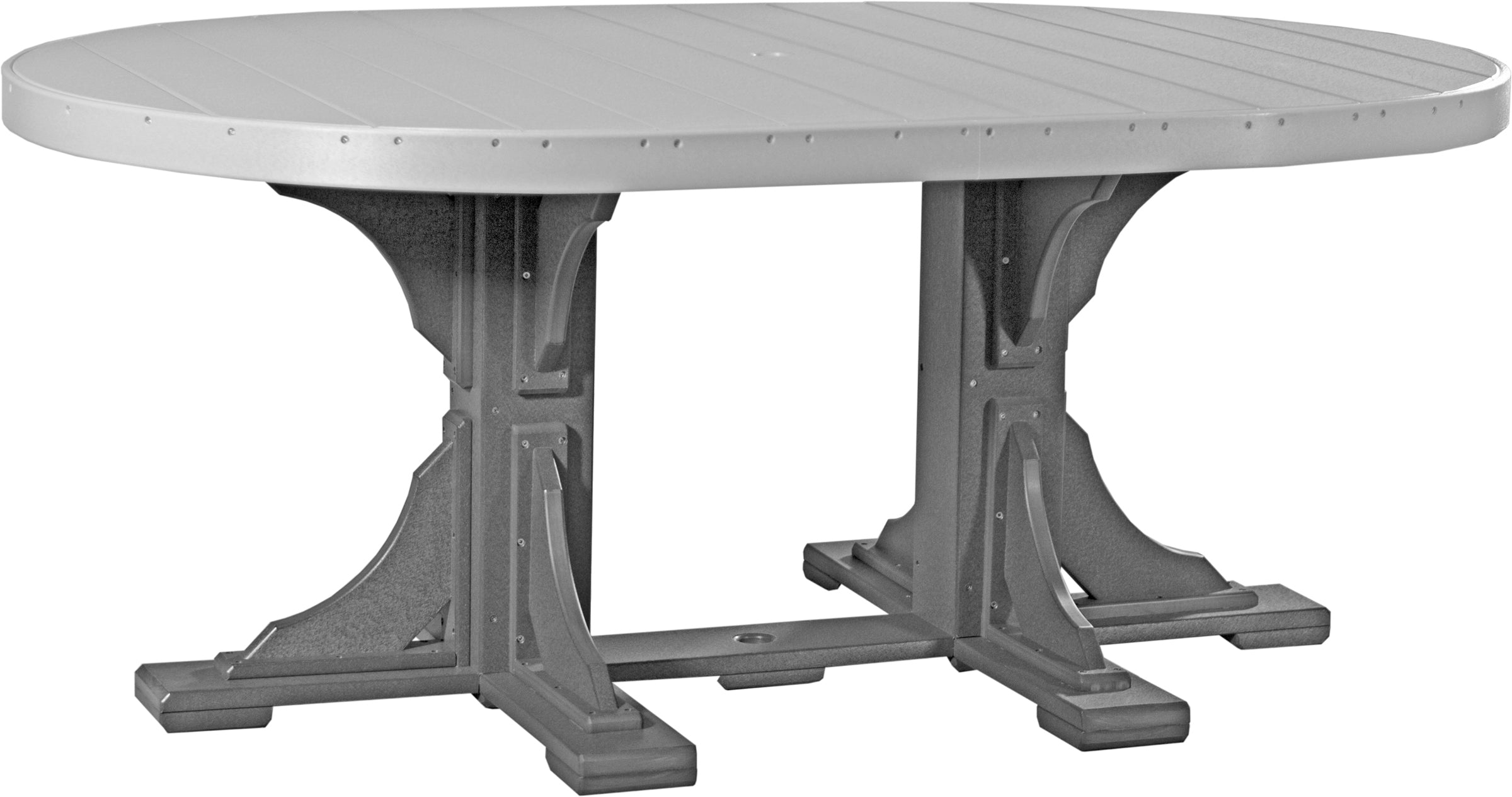 LuxCraft 4' x 6' Oval Table - Dining Height