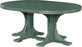 LuxCraft 4' x 6' Oval Table Set #1