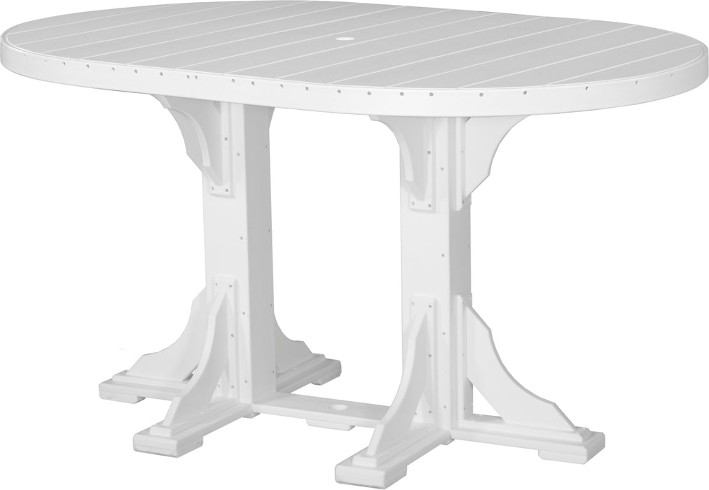 LuxCraft 4' x 6' Oval Table Set #1