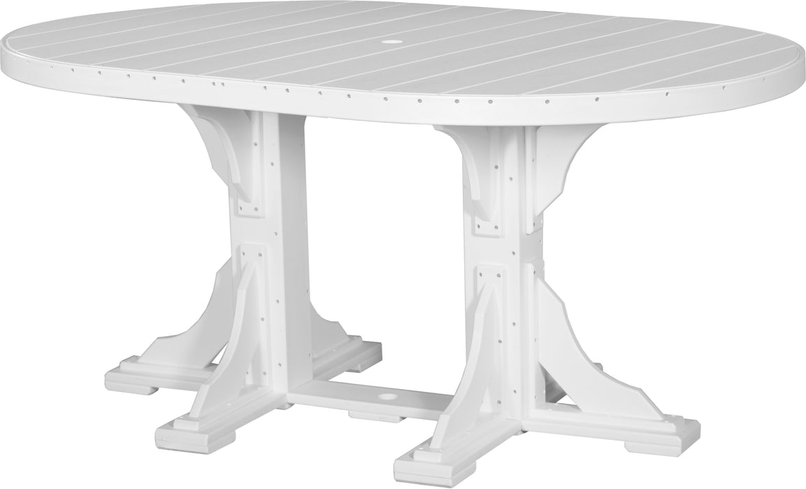 LuxCraft 4' x 6' Oval Table Set #1