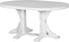 LuxCraft 4' x 6' Oval Table Set #1