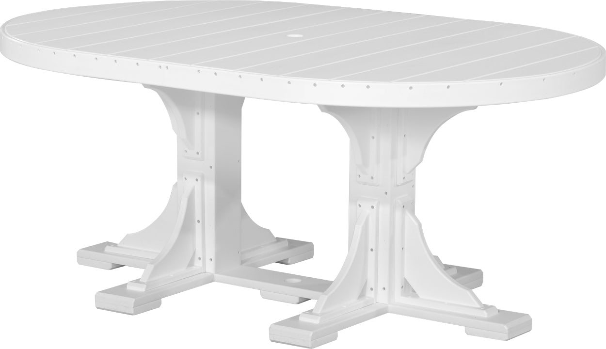 LuxCraft 4' x 6' Oval Table Set #3