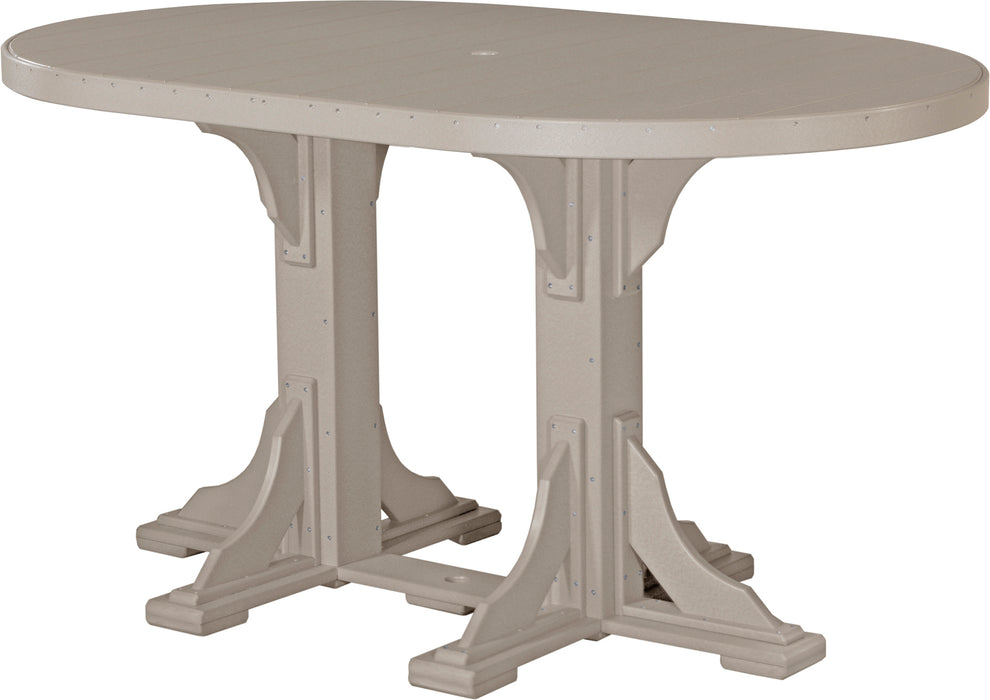 LuxCraft 4' x 6' Oval Table Set #1