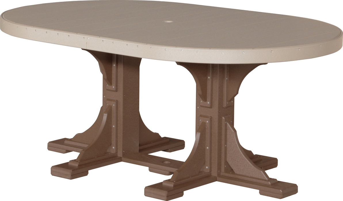 LuxCraft 4' x 6' Oval Table Set #1