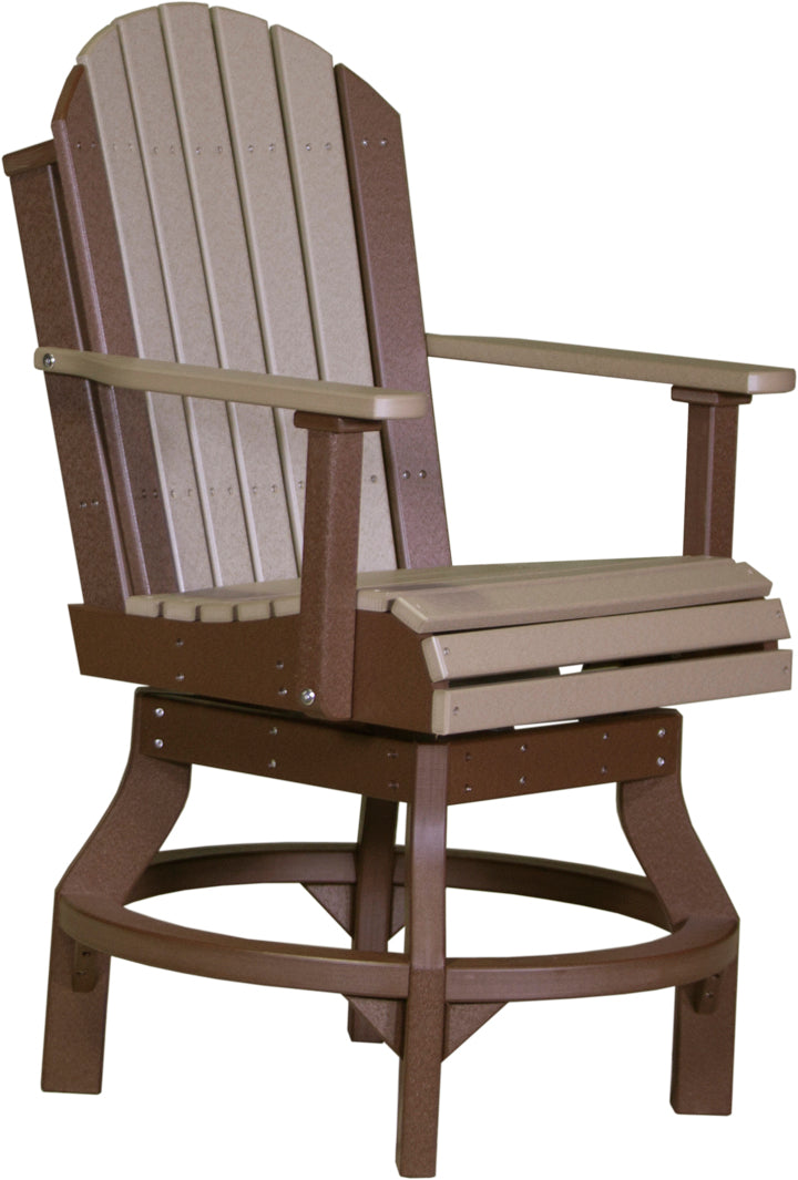 LuxCraft Adirondack Swivel Chair - Counter Height