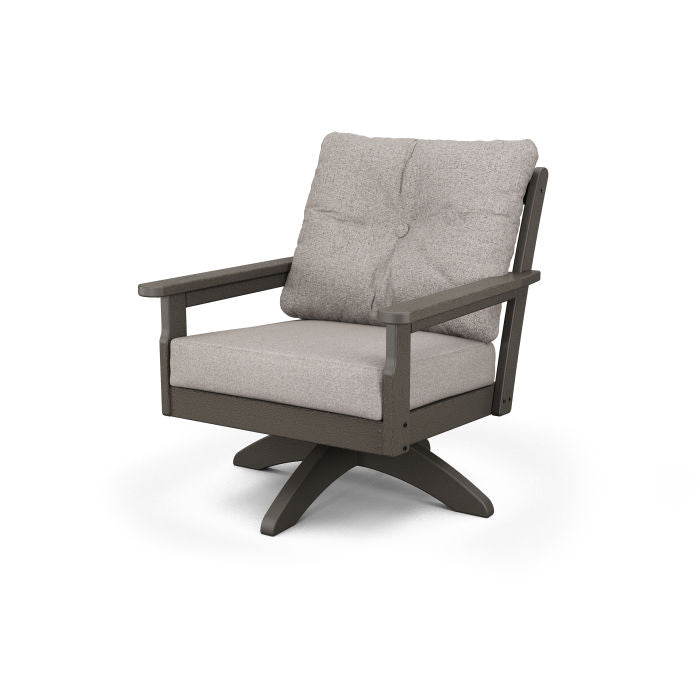 POLYWOOD Vineyard Deep Seating Swivel Chair