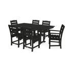 POLYWOOD Lakeside 7-Piece Farmhouse Dining Set - Amish Yard