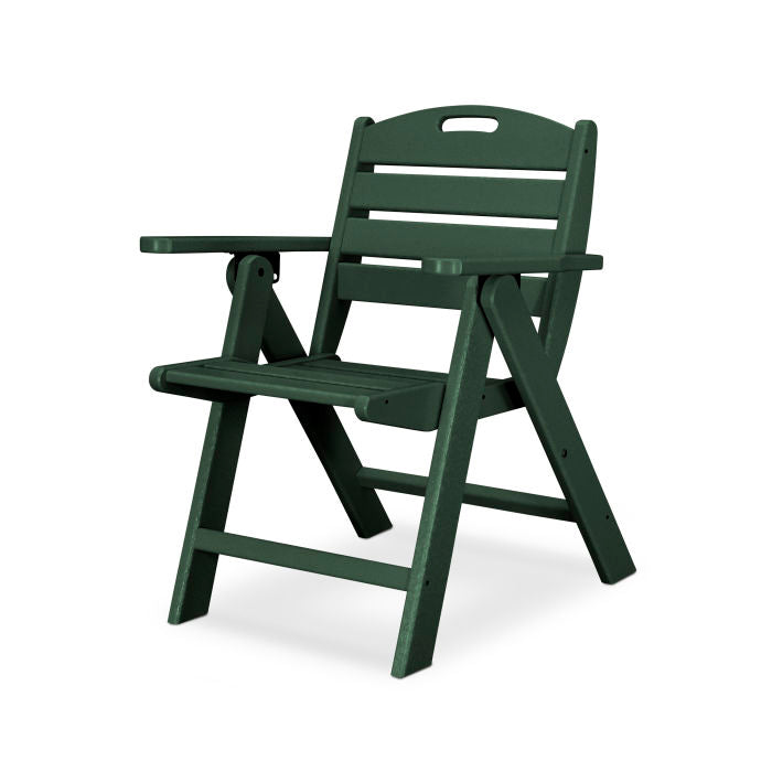 POLYWOOD Nautical Folding Lowback Chair