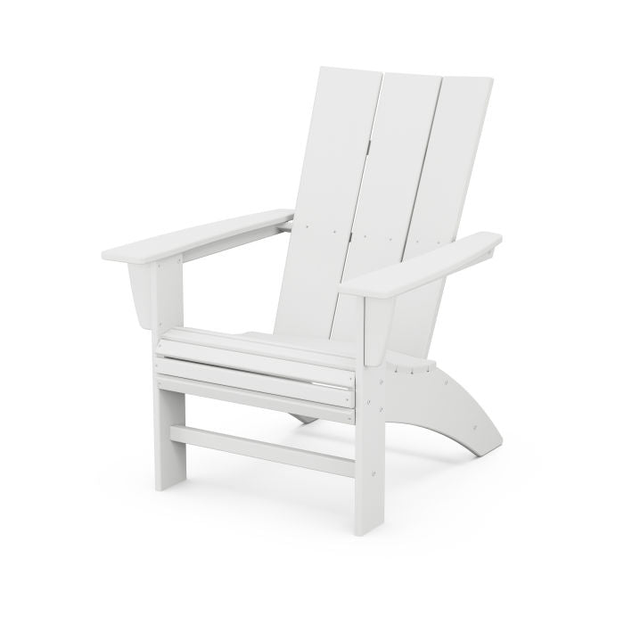 Gemaakt van Continu Opmerkelijk Polywood Modern Curveback Adirondack Chair - Amish Yard