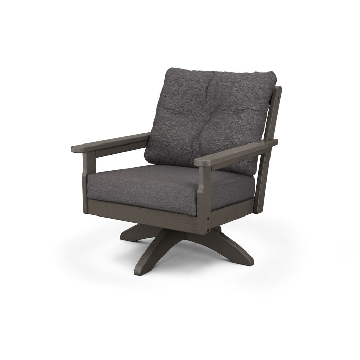 POLYWOOD Vineyard Deep Seating Swivel Chair