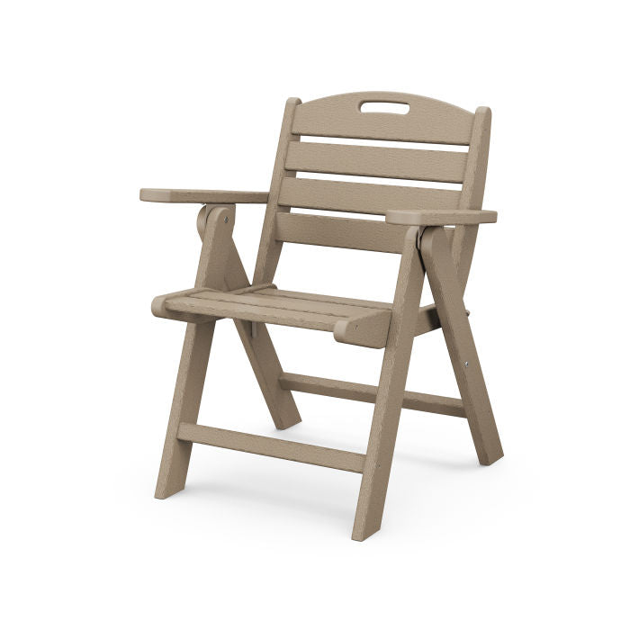 POLYWOOD Nautical Folding Lowback Chair